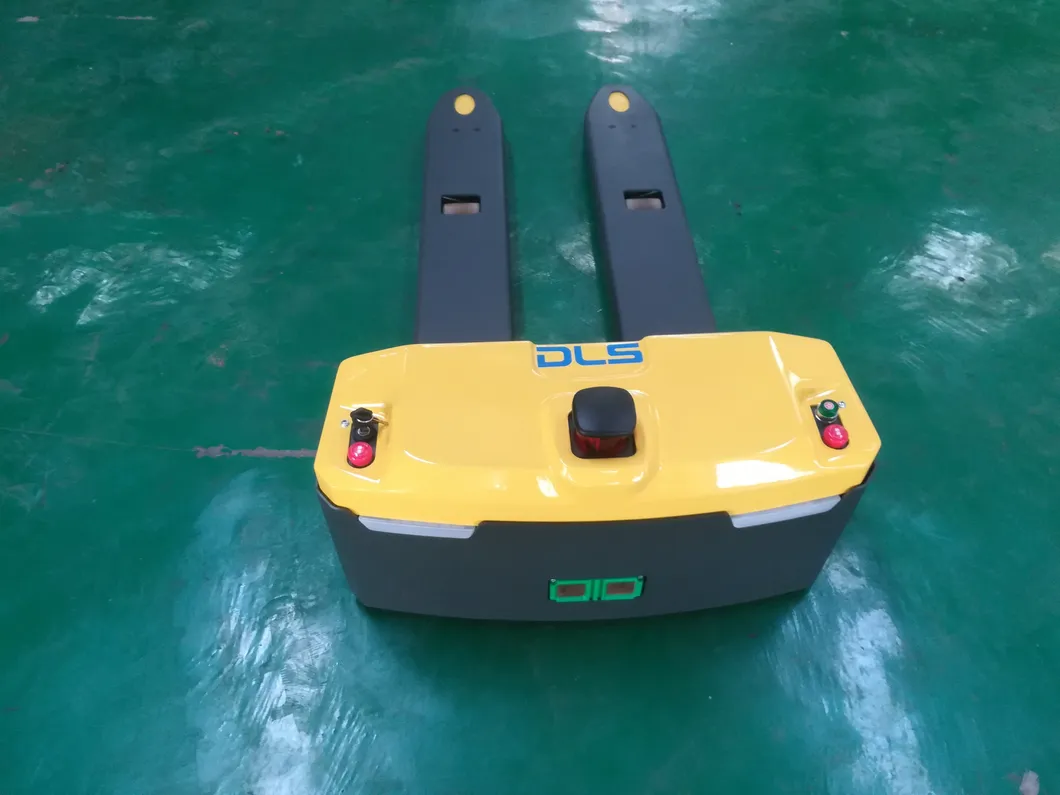 1 Ton Compacted Pallet Truck Automated Guided Robot Forklift Agv