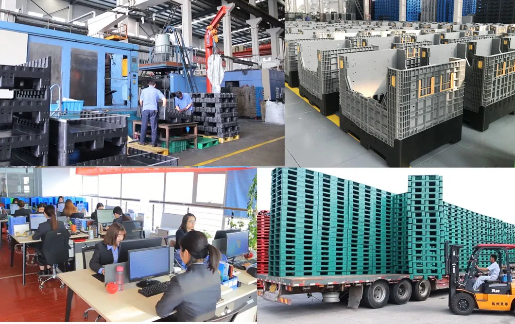 Food Grade Hygiene 700L Plastic Pallet Box for Sale
