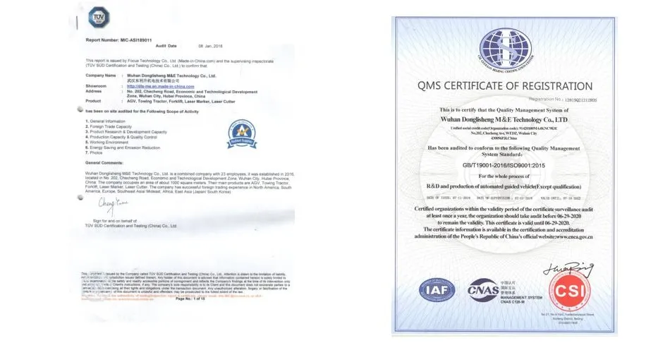 Forklift Agv Pallet Robot Automotive Guided Lift Customized Electric Stacker Warehouse Logistics Agv Autonomous Agv Robots Price